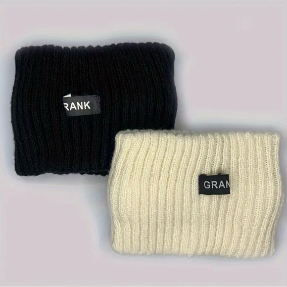 NEW Head/Ear Warmer for Cold Days! Cream White, Elastic, Comfortable, one size - Picture 2 of 2